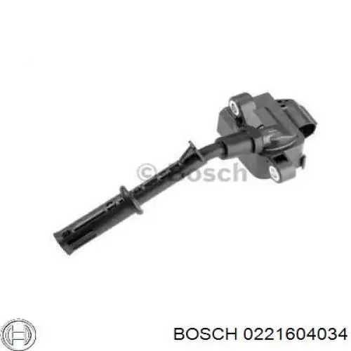 Купити 0221604034 Bosch Котушка запалювання