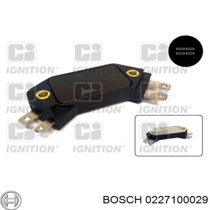0227100029 Bosch Комутатор системи запалювання