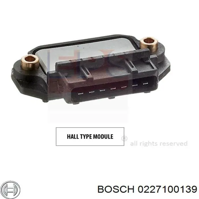 0227100139 Bosch модуль запалювання, комутатор