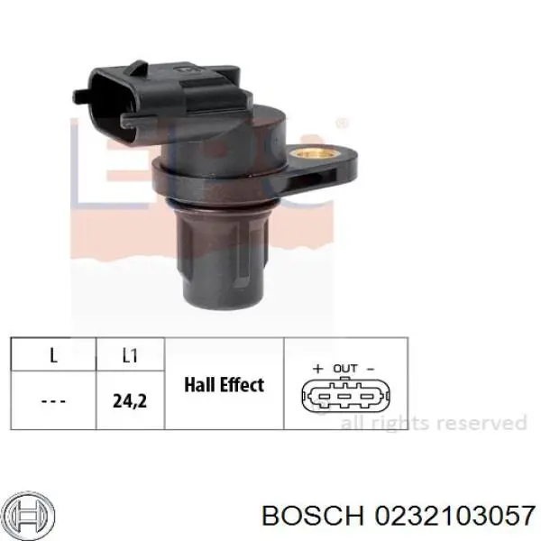 0232103057 Bosch датчик положення розподільного