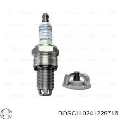 Свічки автомобільні Bosch 0241229716 ціна, від 2.47 USD