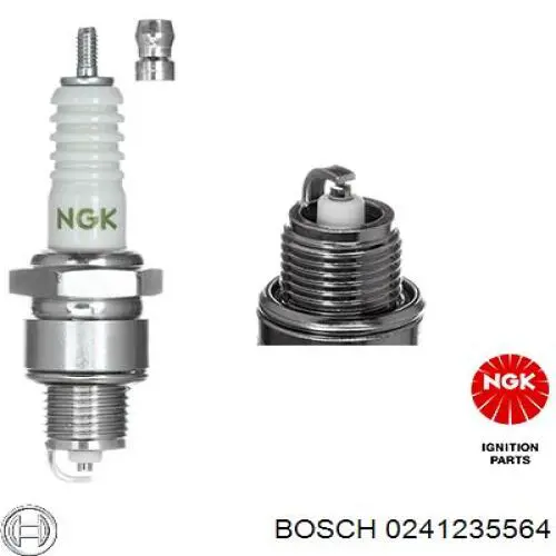 Свічки запалювання 0241235564 Bosch
