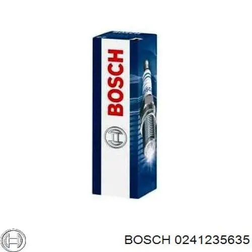Свічки автомобільні Bosch 0241235635 ціна, від 2.94 USD