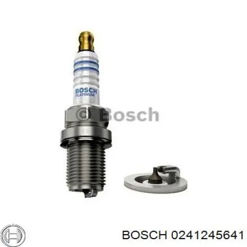 Свічки запалювання 0241245641 Bosch