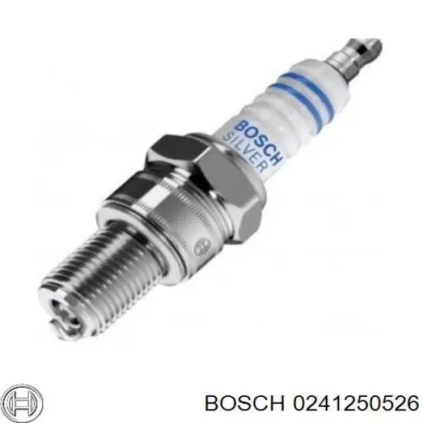0241250526 Bosch свіча запалювання