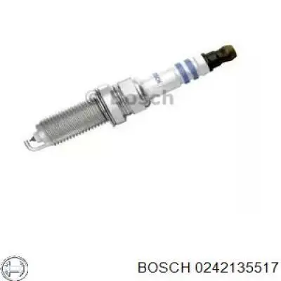 Свічки запалювання 0242135517 Bosch