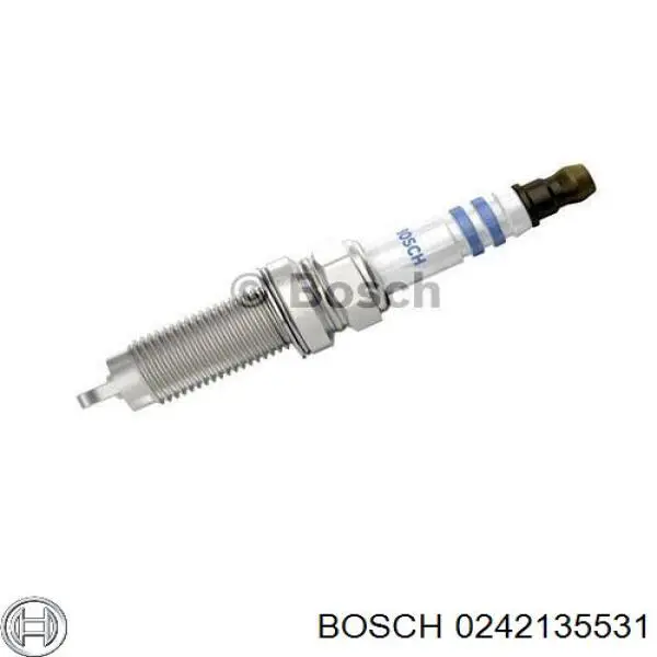 Свічки запалювання 0242135531 Bosch