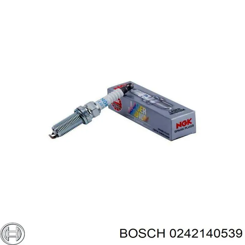 Свічки запалювання 0242140539 Bosch