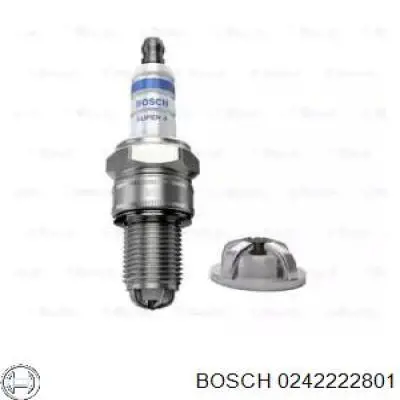 Свічки запалювання 0242222801 Bosch