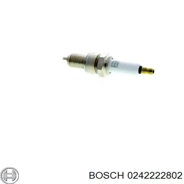 Свічки запалювання 0242222802 Bosch