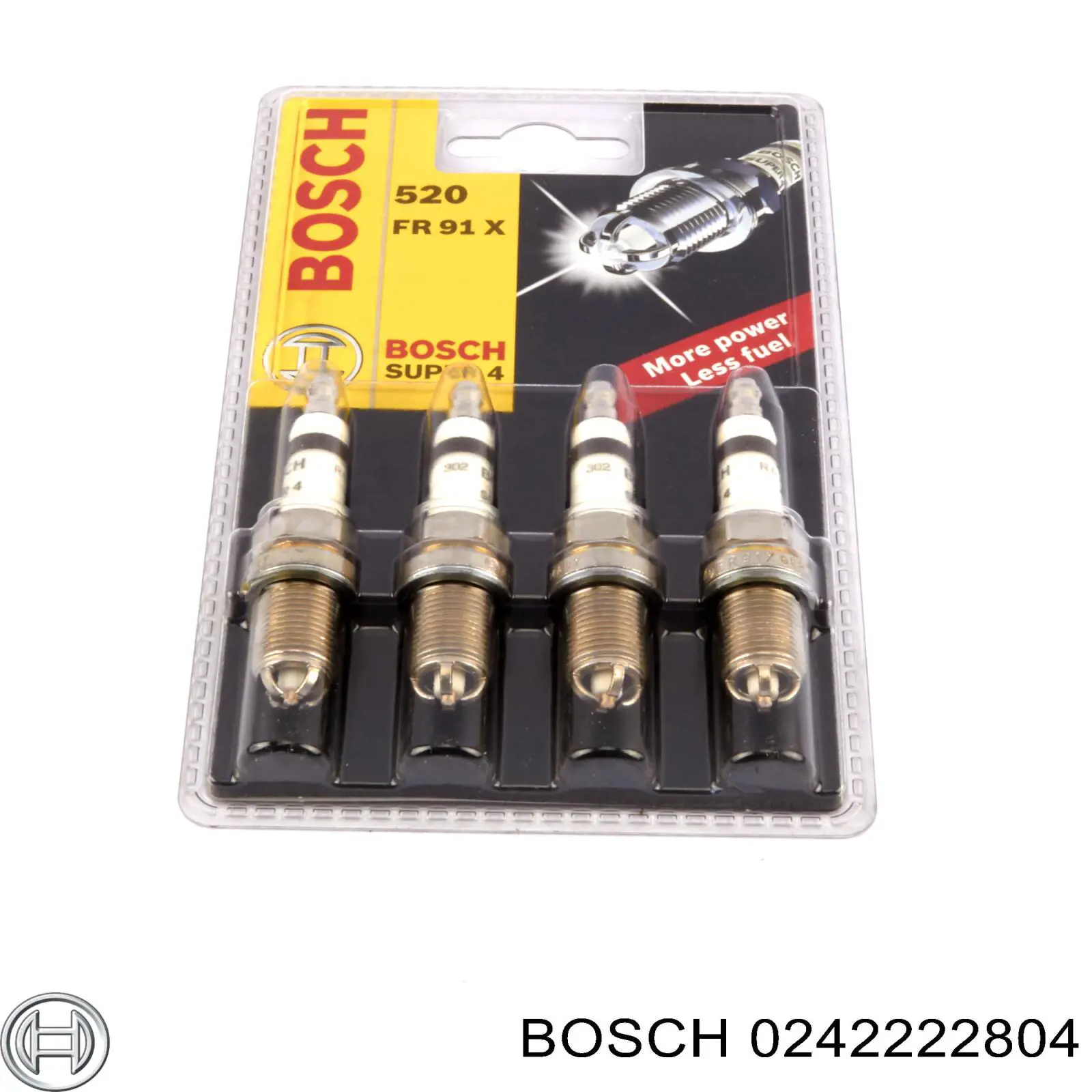 0242222804 Bosch свіча запалювання