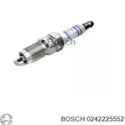 Свічки запалювання 0242225552 Bosch
