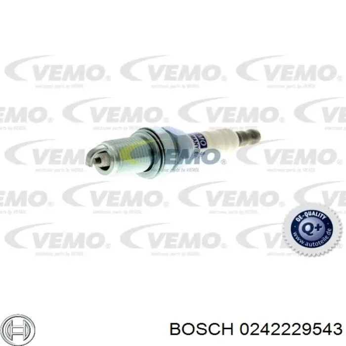 0242229543 Bosch Свіча запалювання