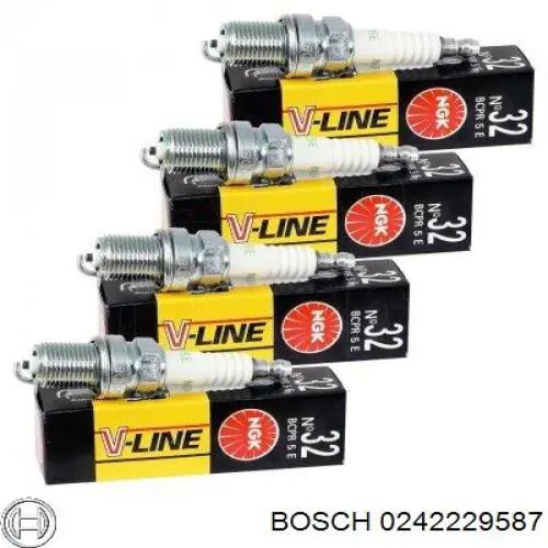 0242229587 Bosch Свіча запалювання