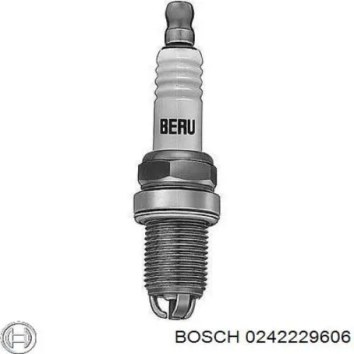 0242229606 Bosch Свіча запалювання