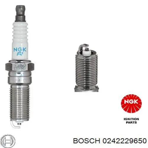 Свічки запалювання 0242229650 Bosch