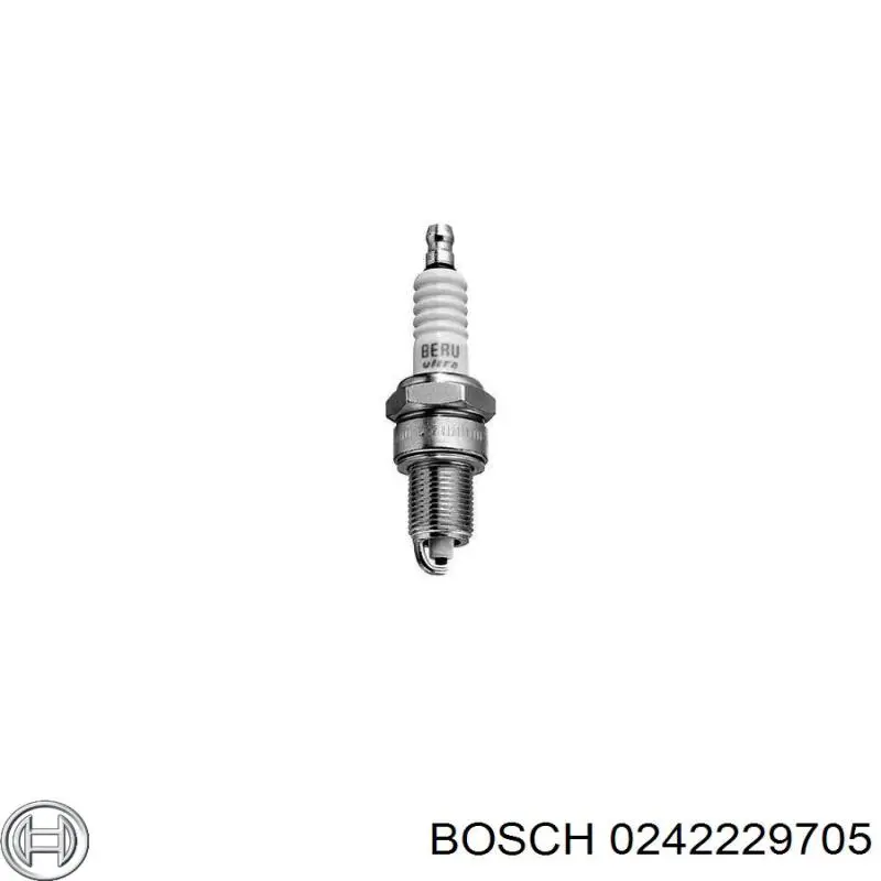 0242229705 Bosch свіча запалювання