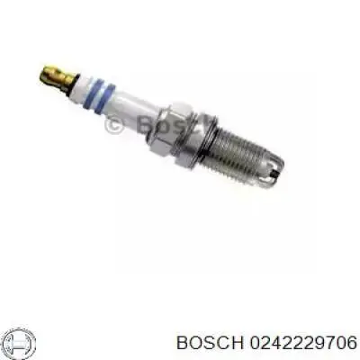 Свічки запалювання 0242229706 Bosch