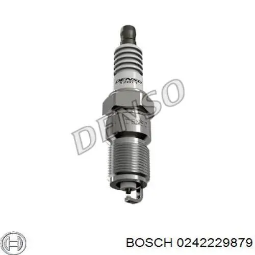 Свічки запалювання 0242229879 Bosch
