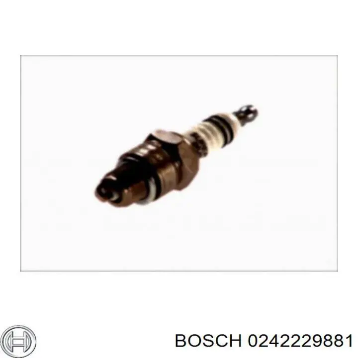 Свічки запалювання 0242229881 Bosch
