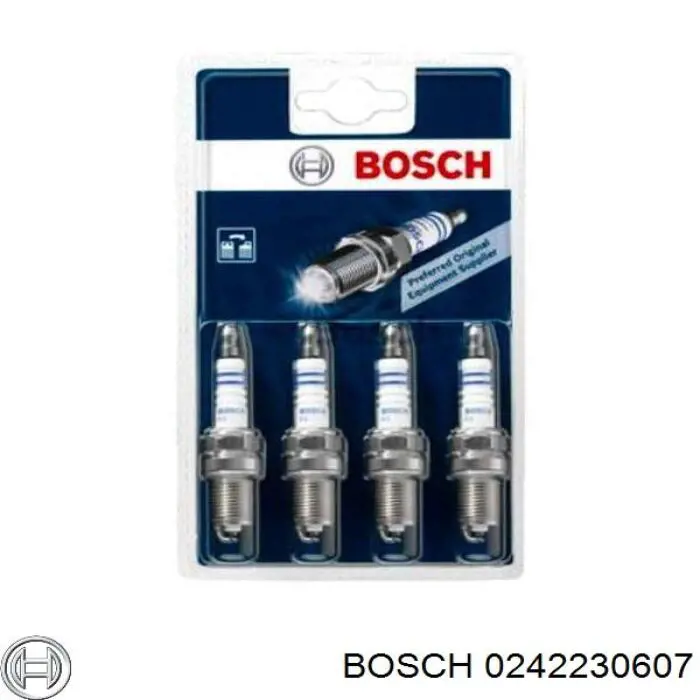 Свічки автомобільні Bosch 242230607 ціна, від 3.10 USD