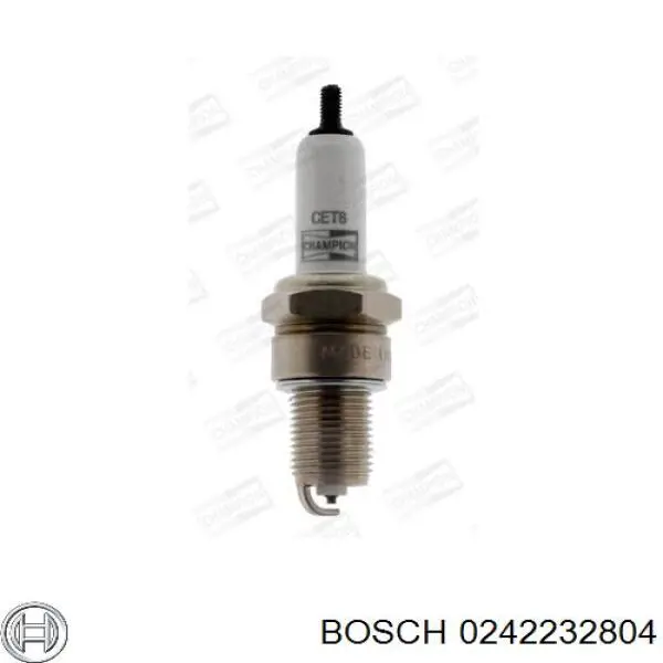 0242232804 Bosch свіча запалювання