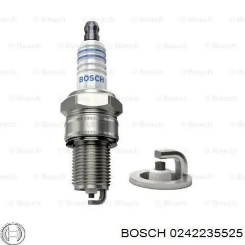 Свічки автомобільні Bosch 0242235525 ціна, від 3.59 USD