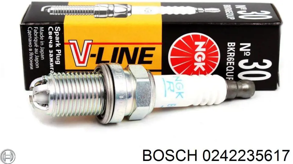 Свічки запалювання 0242235617 Bosch