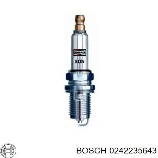 Свічки автомобільні Bosch 0242235643 ціна, від 13.01 USD