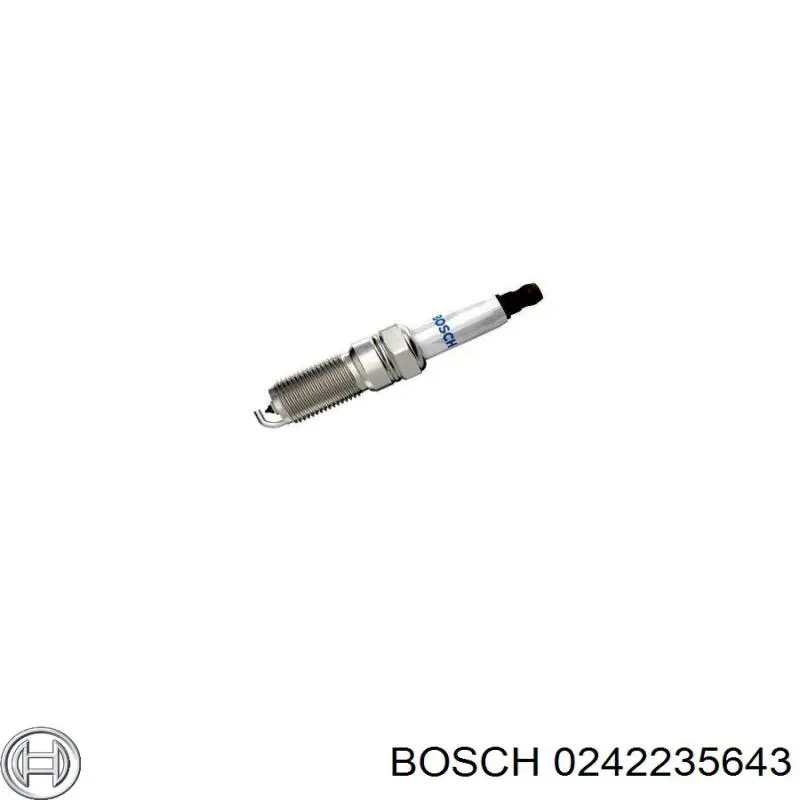 Свічки запалювання 0242235643 Bosch