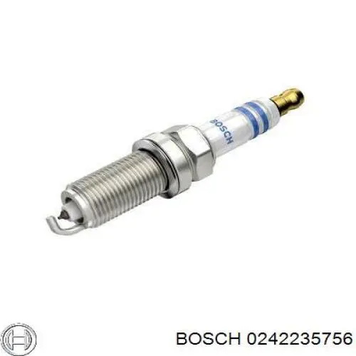 Свічки запалювання 0242235756 Bosch