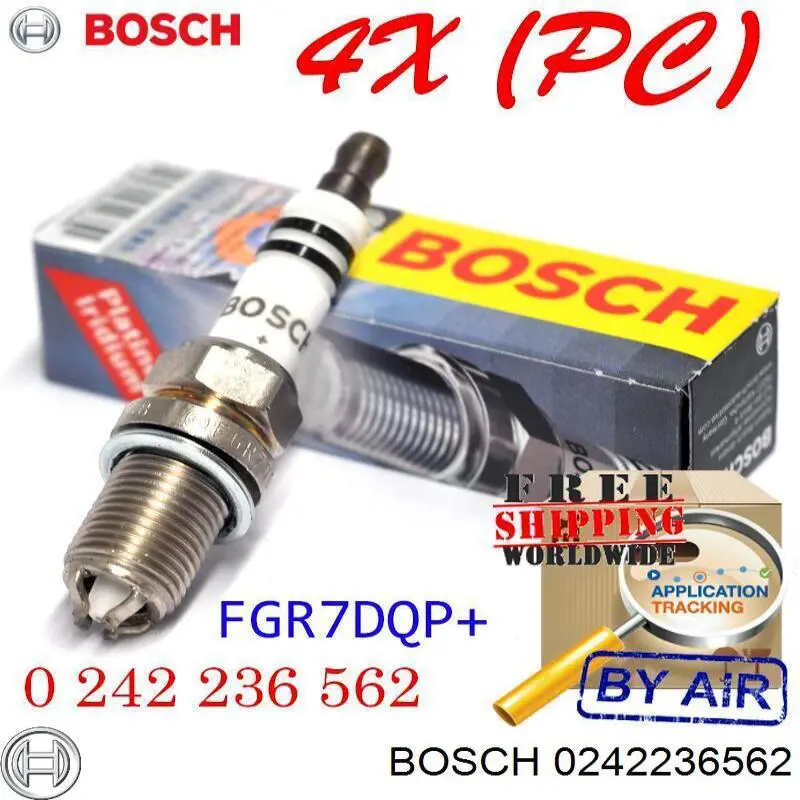 Свічки запалювання 0242236562 Bosch