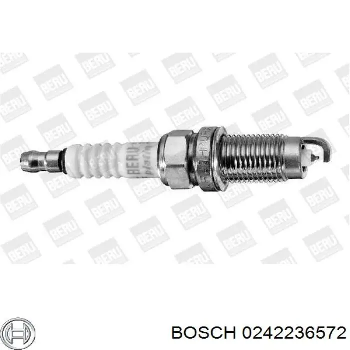 Свічки запалювання 0242236572 Bosch