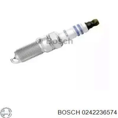Свічки запалювання 0242236574 Bosch