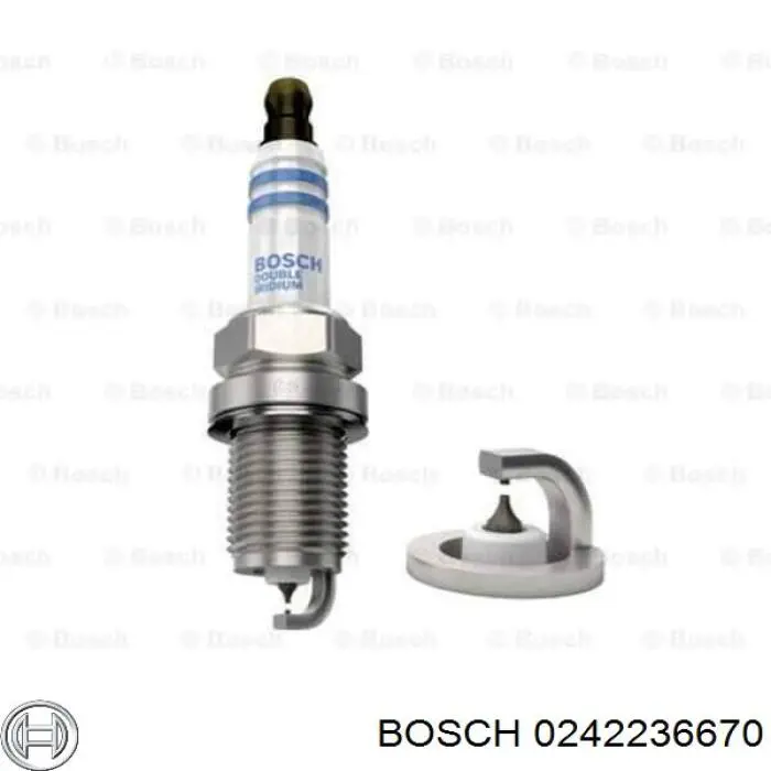 Свічки автомобільні Bosch 0242236670 ціна, від 16.45 USD