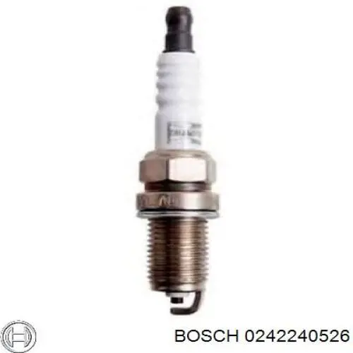 Свічки запалювання 0242240526 Bosch