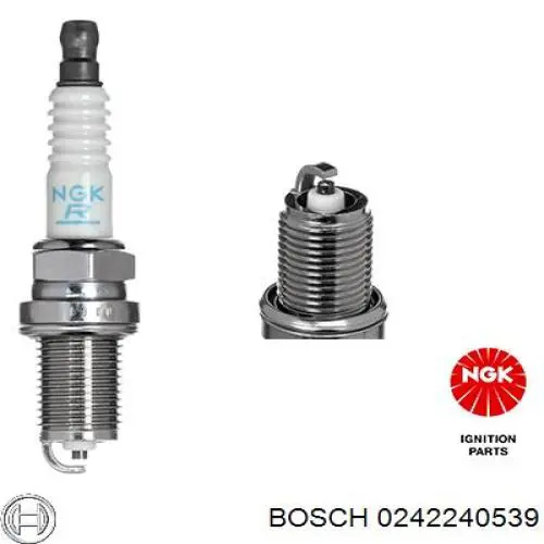 Свічки автомобільні Bosch 0242240539 ціна, від 2.42 USD