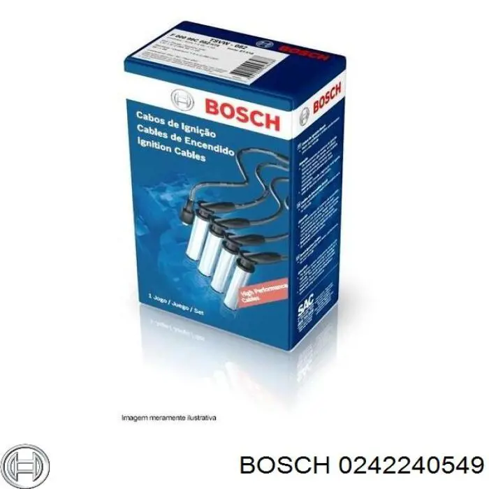 0242240549 Bosch Свіча запалювання