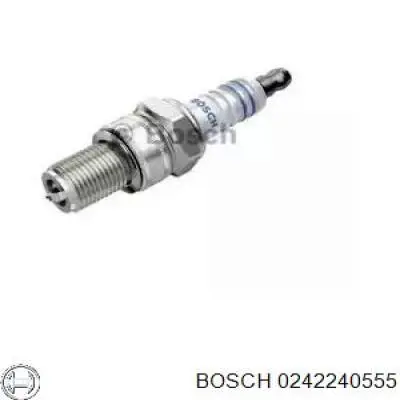 Свічки запалювання 0242240555 Bosch