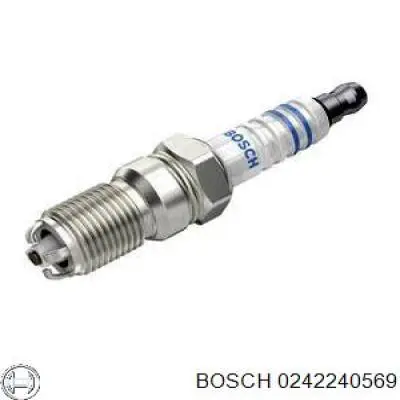 Свічки запалювання 0242240569 Bosch
