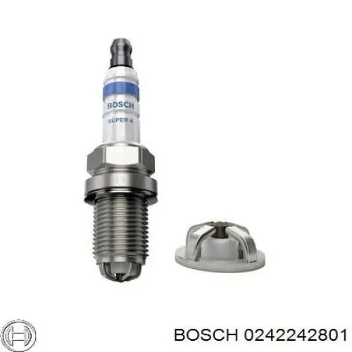 Свічки автомобільні Bosch 0242242801 ціна, від 4.40 USD