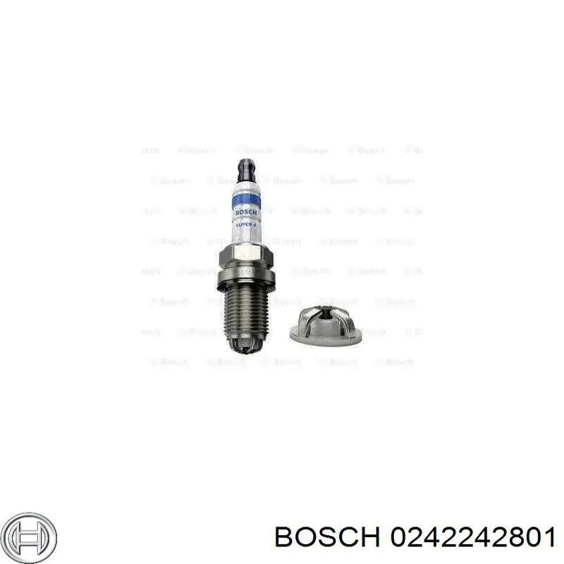 Свічки запалювання 0242242801 Bosch