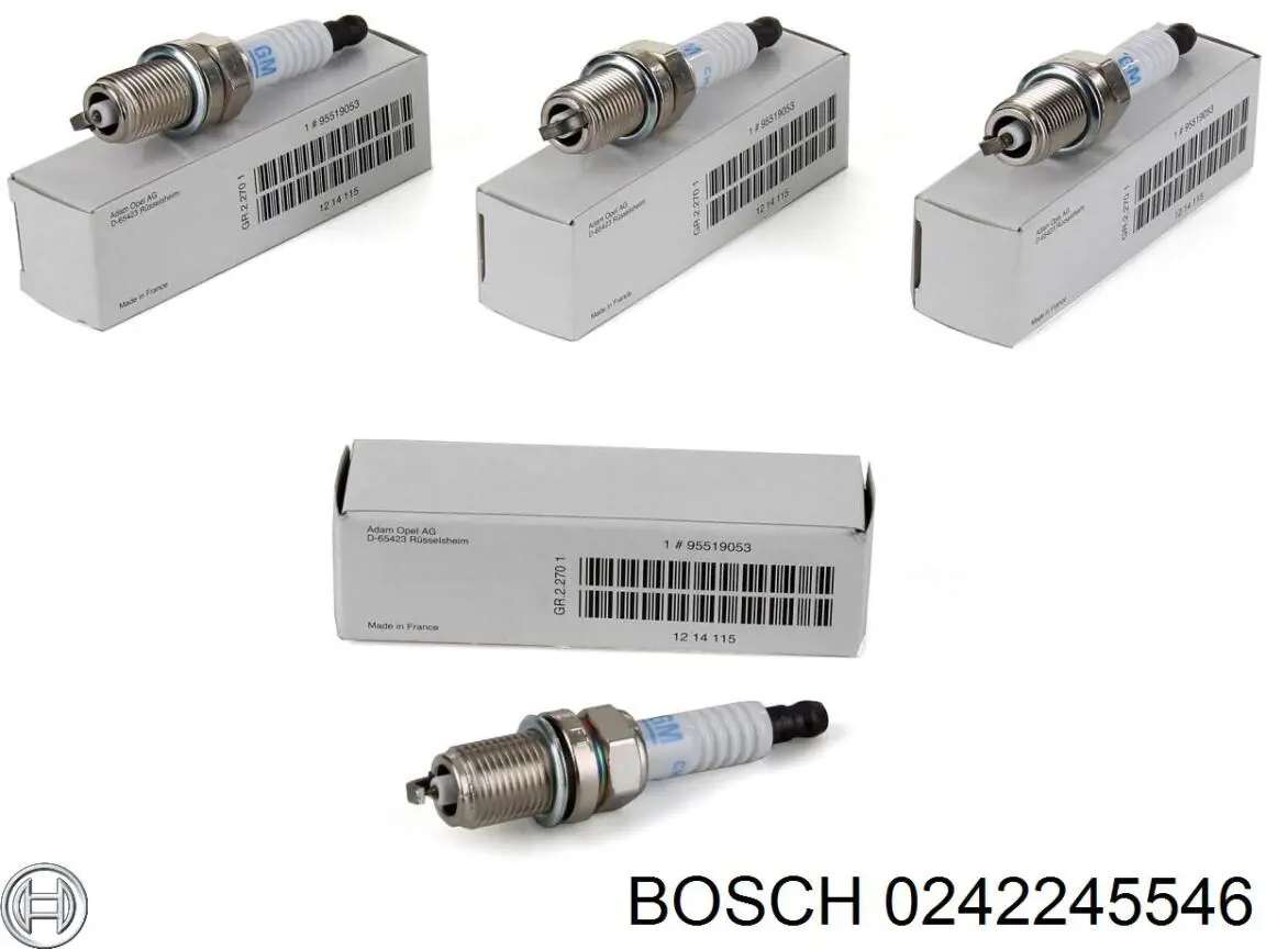 Свіча запалювання 0242245546 Bosch