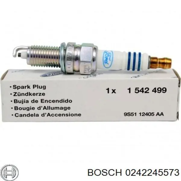 Свічки запалювання 0242245573 Bosch