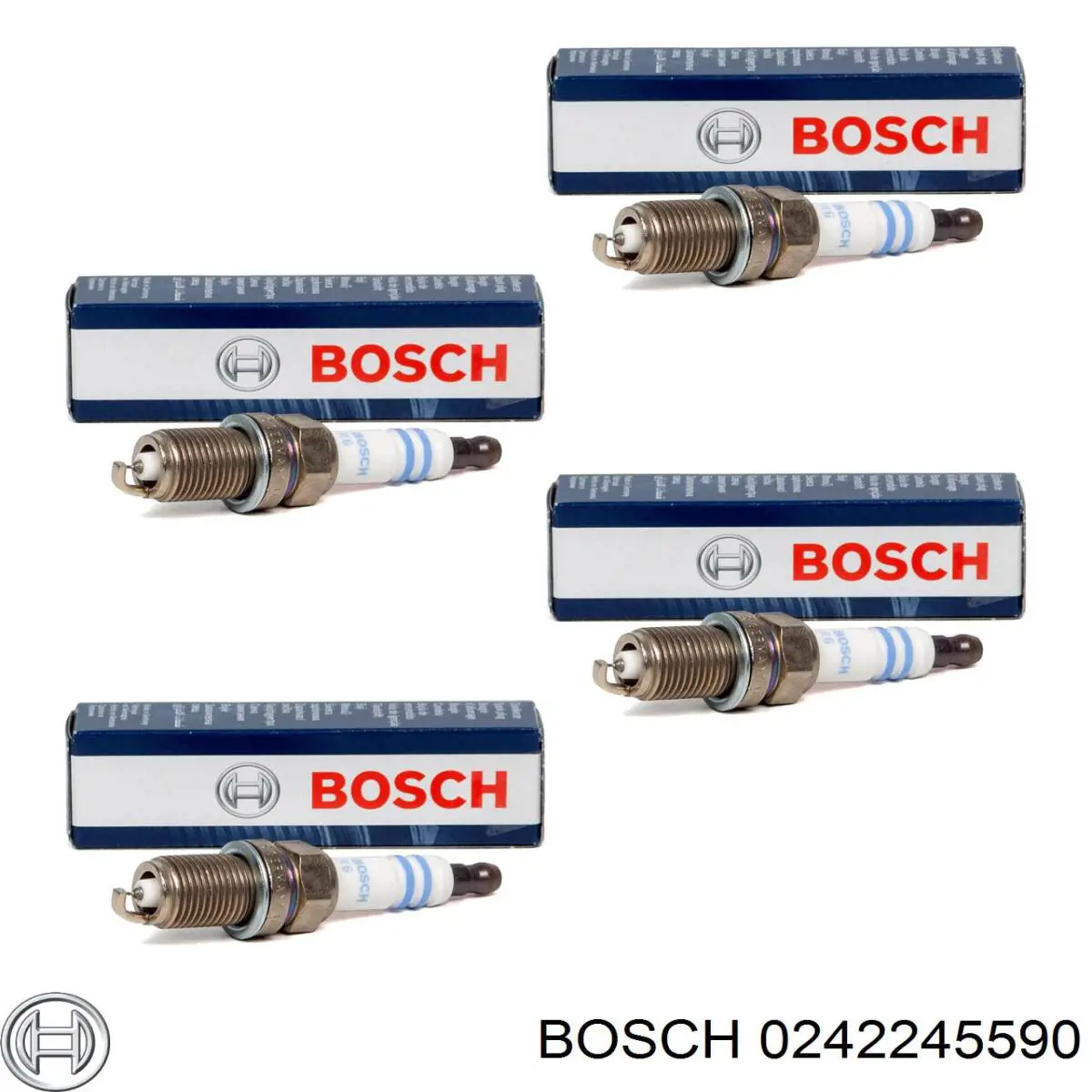 Свічки запалювання 0242245590 Bosch