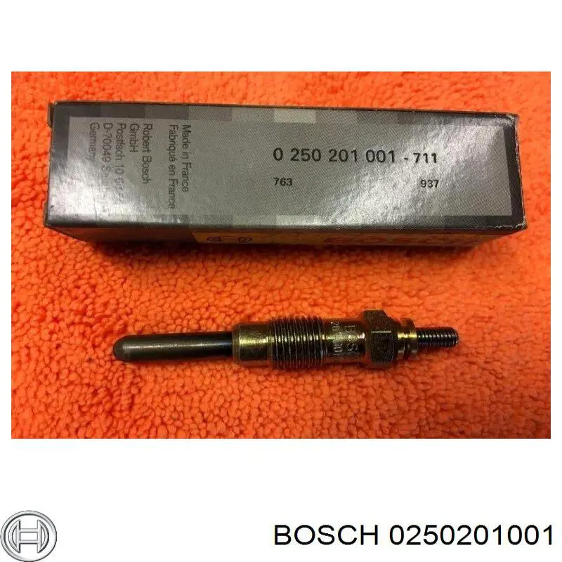 Свічка накалу 0250201001 Bosch