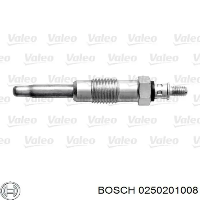 Свіча накалу Bosch 0250201008 ціна, від 6.99 USD