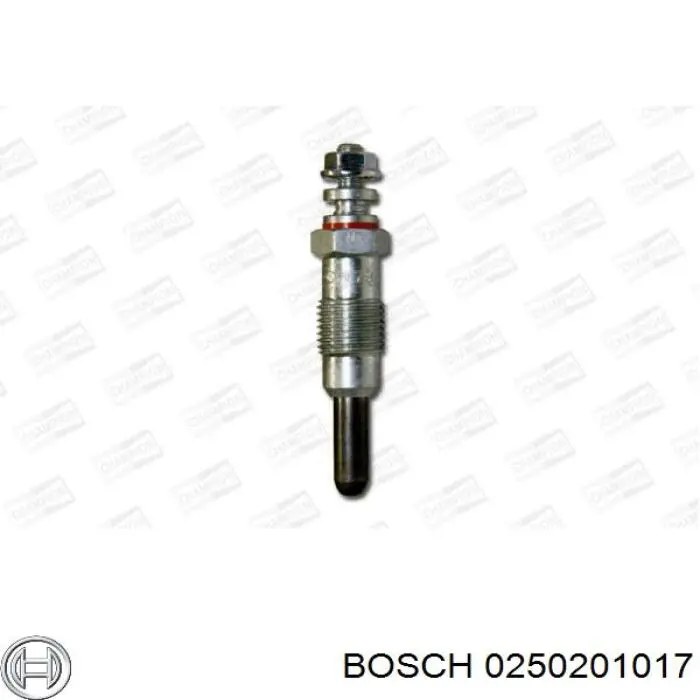 0250201017 Bosch свічка накалу