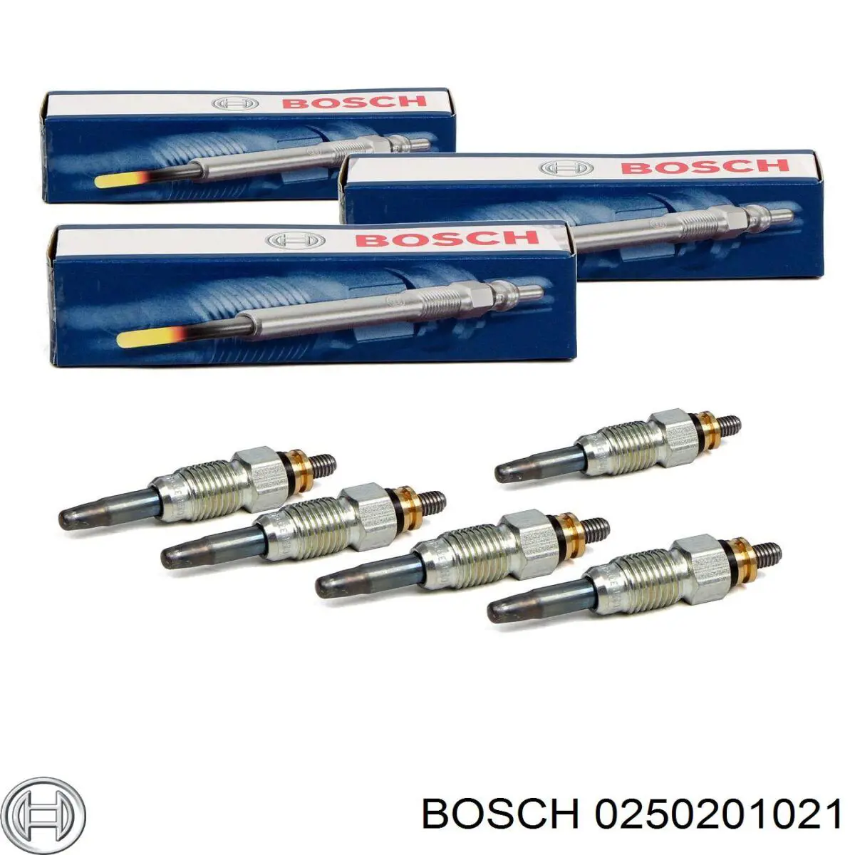 Свіча накалу Bosch 0250201021 ціна, від 5.87 USD