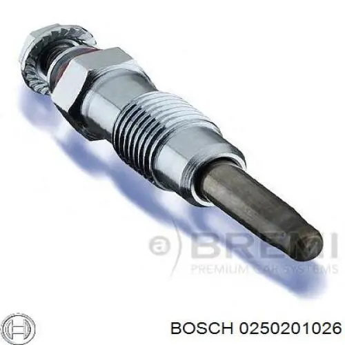 0250201026 Bosch Свічки розжарювання
